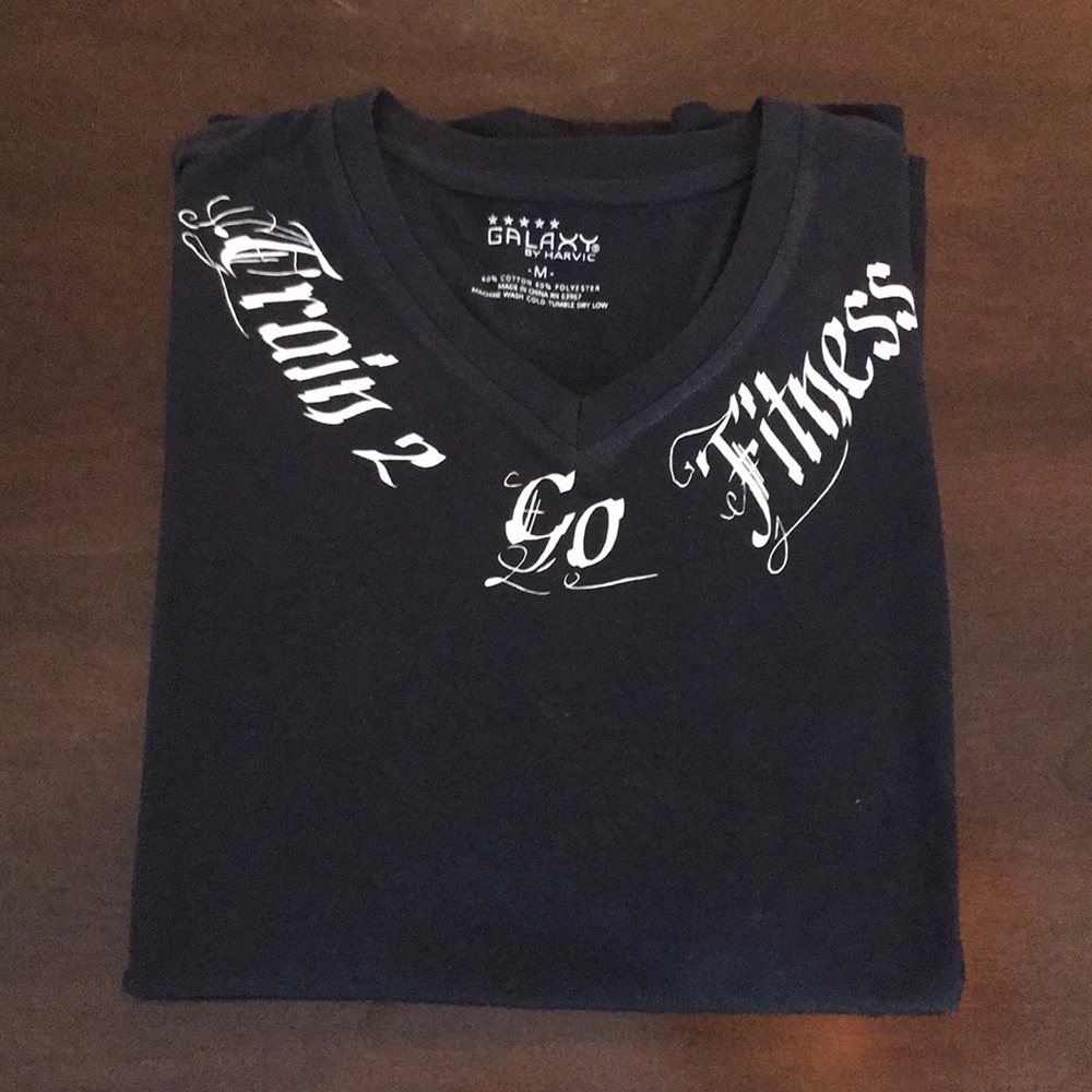 Galaxy Black Fitness Tee. Men’s Size Med. NWT